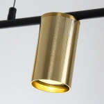 Lampa wisząca Arizona 4 czarno-złota 4xGU10