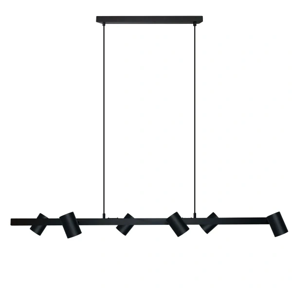Lampa wisząca Snow 6 115 cm czarna 6xGU10