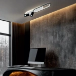 Spot sufitowy Parma 1 długi 60 cm czarny 1xGU10 + LED 18W CCT