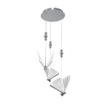Lampa wisząca Mariposa 3 chromowana LED 24W CCT