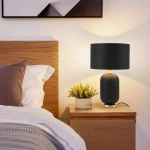Lampa stołowa Tamiza 65 cm czarna 1xE27