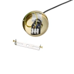 Lampa wisząca Arette złota 1xE27