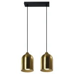 Lampa wisząca Nilo złota 2xGU10