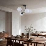 Lampa wisząca Roma 4 czarna 4xE14