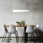 Lampa wisząca Mira M biała LED 32W CCT