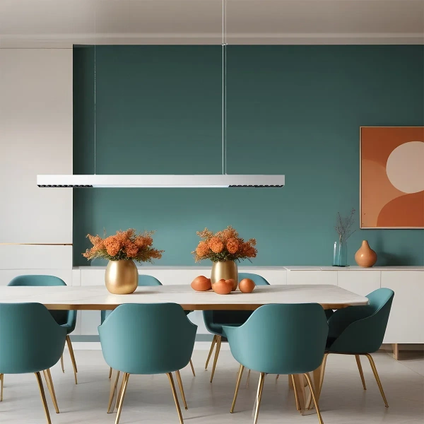 Lampa wisząca Cali L biała LED 47W CCT smart