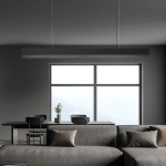 Lampa wisząca Mira L czarna LED 45W CCT