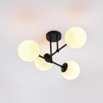 Lampa wisząca Roma 4 czarna 4xE14