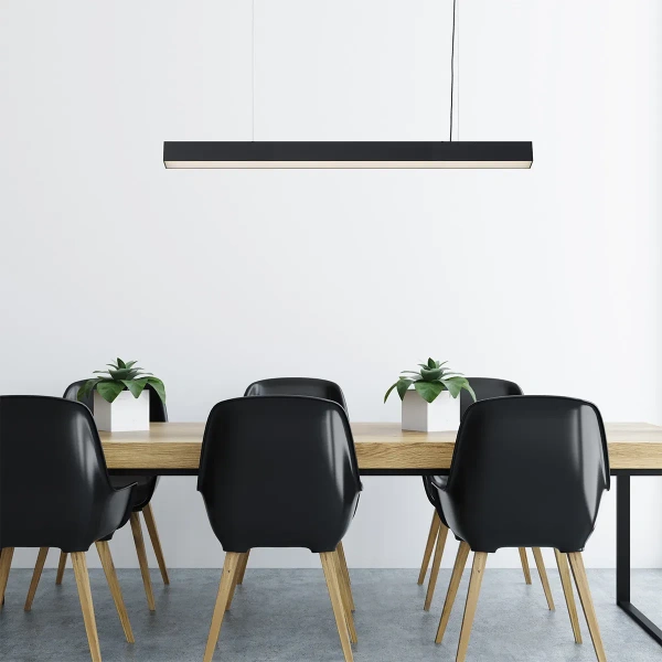 Lampa wisząca Luci L czarna LED 45W CCT
