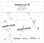 Reflektor szynowy 3F Ice czarny 1xGU10