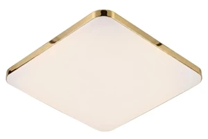 Plafon Babilon kwadratowy 38 cm złoto-biały LED 4000K