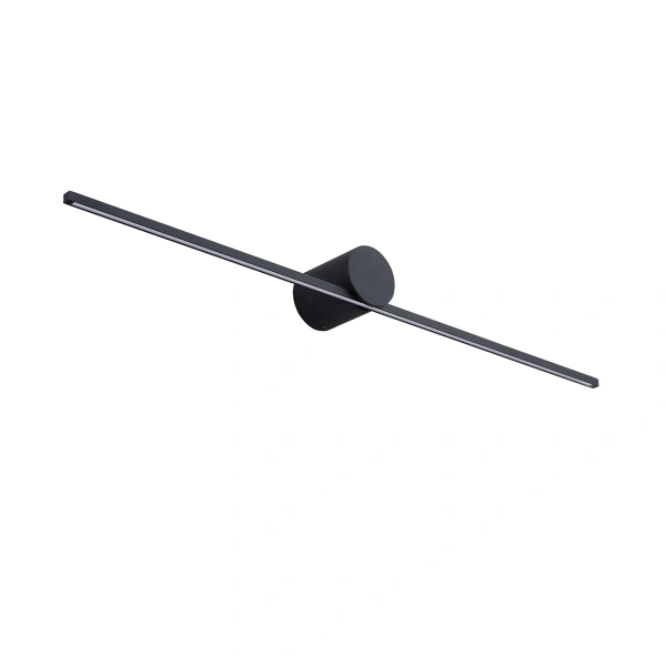 Kinkiet Modern Slim 60 cm czarny LED 3000K IP44
