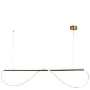 Lampa wisząca Meleca M złota LED CCT