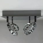 Plafon Carrara 4 srebrny LED 20W 3000K