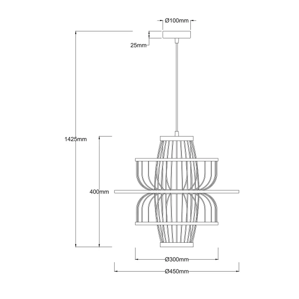 Lampa wisząca Astra czarna 1xE27