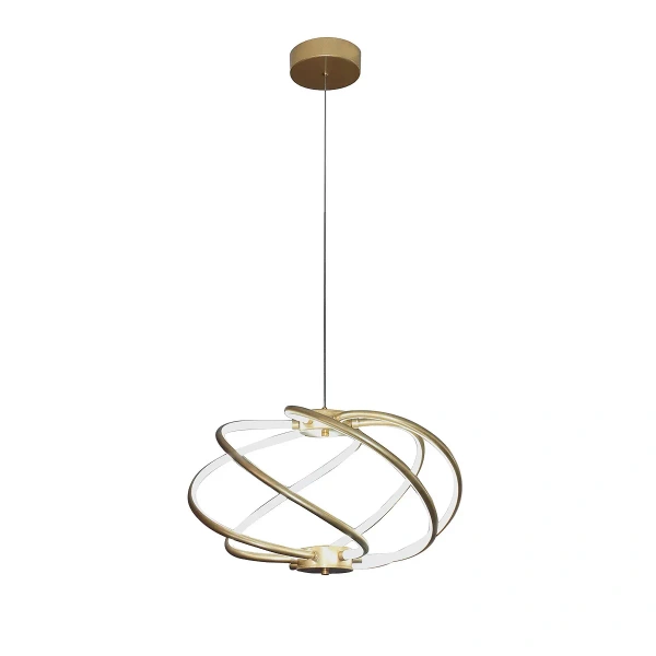 Lampa wisząca Kandor złota LED 45W CCT