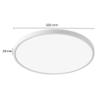 Plafon California 60 cm biały LED 50W CCT