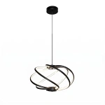 Lampa wisząca Kandor czarna LED 45W CCT