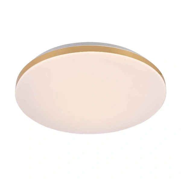 Plafon Babilon okrągły 38 cm złoto-biały LED 4000K