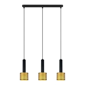 Lampa wisząca Amo czarno-złota 3xE27