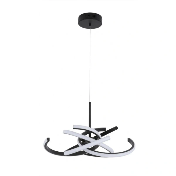 Lampa wisząca Spider 58 cm czarna LED 36W CCT