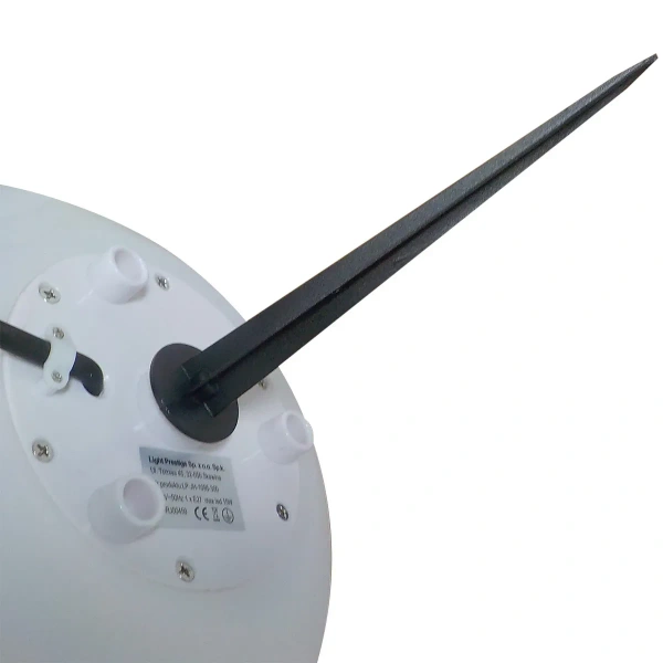 Lampa ogrodowa Gaja 40 cm biała 1xE27 IP65