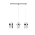 Lampa wisząca Vetro listwa chromowana 3xE14