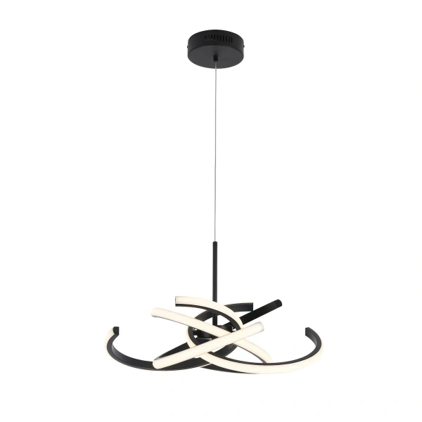 Lampa wisząca Spider 58 cm czarna LED 36W CCT
