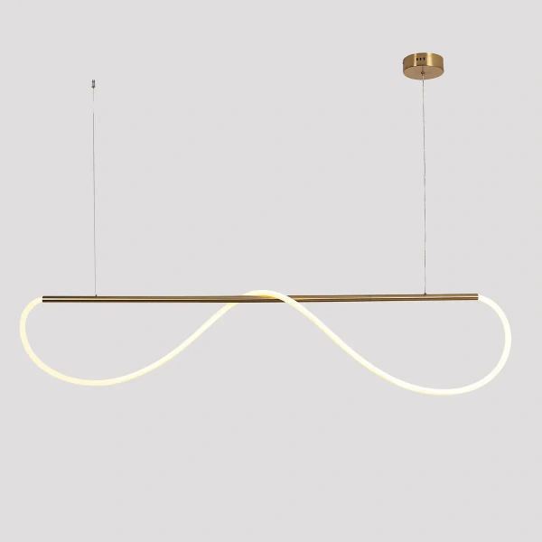 Lampa wisząca Meleca M złota LED CCT