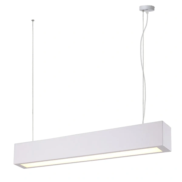 Lampa wisząca Ibros 63 cm biała LED 18W CCT