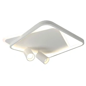 Plafon Parma 2 kwadratowy biały 2xGU10 + LED 36W CCT