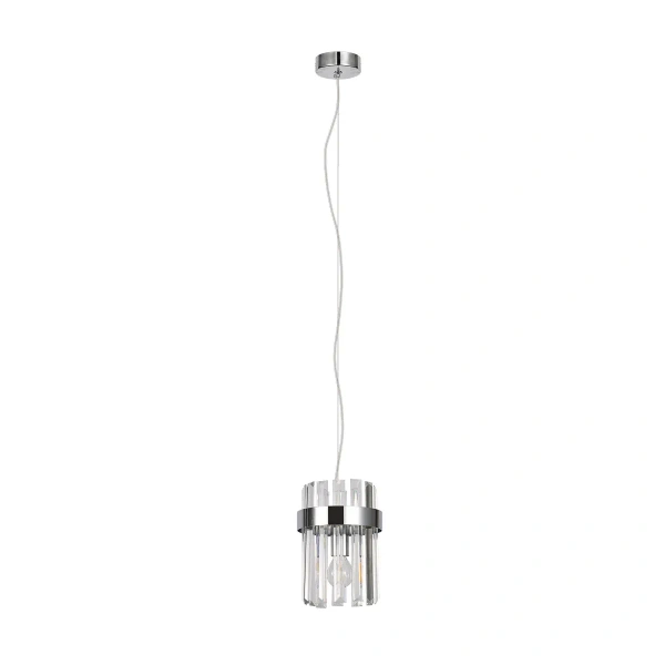 Lampa wisząca Vetro 1 chromowana 1xE14
