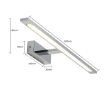 Kinkiet Isla duży chromowany LED 3000K IP44