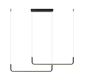 Lampa wisząca Malawi Tuya Smart czarna LED 20W CCT
