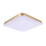 Plafon Babilon kwadratowy 33 cm złoto-biały LED 4000K