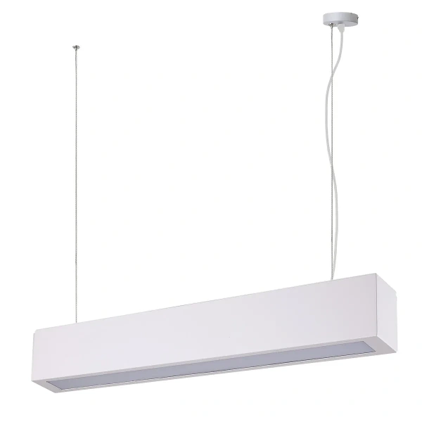 Lampa wisząca Ibros 63 cm biała LED 18W CCT