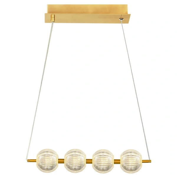 Lampa wisząca Brillant 4 złota LED 20W CCT