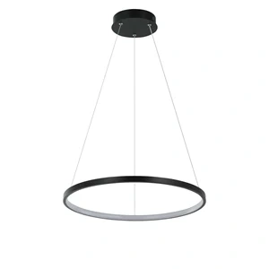 Lampa wisząca Ring 40 cm czarna LED 3000K