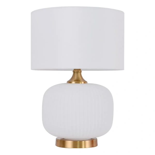 Lampa stołowa Tamiza 48 cm biała 1xE27