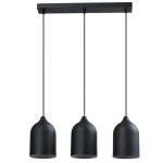 Lampa wisząca Nilo czarna 3xGU10