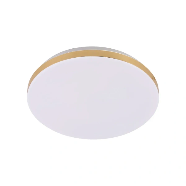 Plafon Babilon okrągły 33 cm złoto-biały LED 4000K