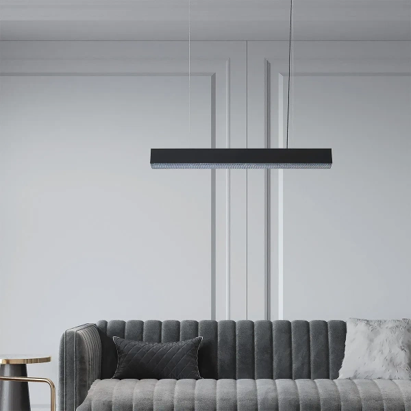 Lampa wisząca Mira M czarna LED 32W CCT