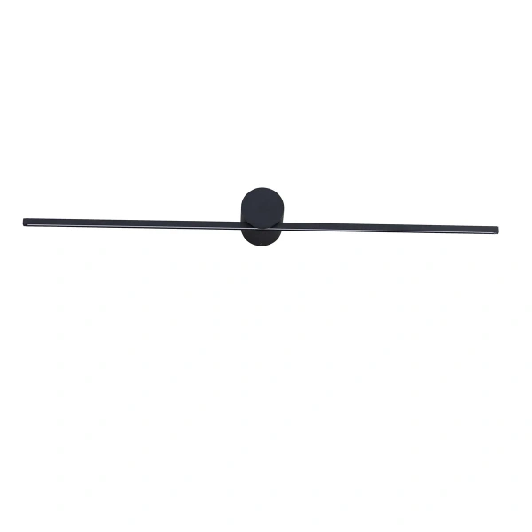 Kinkiet Modern Slim 60 cm czarny LED 3000K IP44
