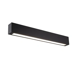 Lampa sufitowa Ibros 63 cm czarna LED 18W CCT IP44