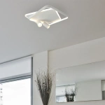 Plafon Parma 2 kwadratowy biały 2xGU10 + LED 36W CCT