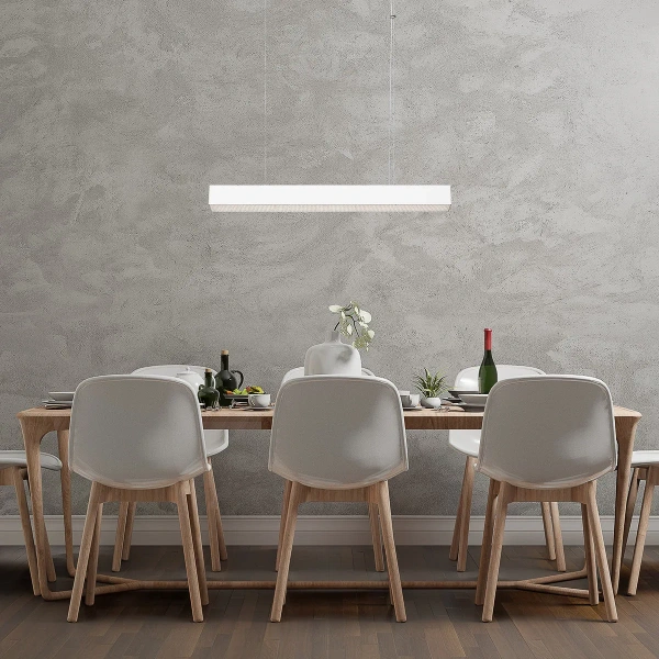Lampa wisząca Mira M biała LED 32W CCT