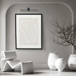 Kinkiet Modern Slim 40 cm czarny LED 3000K IP44