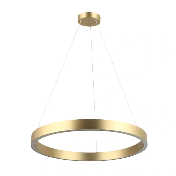 Lampa wisząca Midway Triangle mała złota LED 3000K