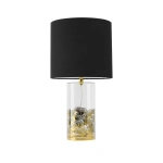 Lampa stołowa Sunflower czarno-transparentna 1xE27