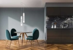 Lampa wisząca Forli biała LED 3000K